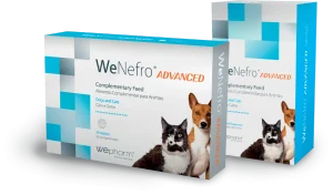 WeNefro ADVANCED, Disponível em suspensão oral e comprimidos.